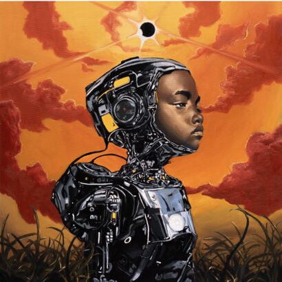 First Contact - a Paint Artowrk by Soldier